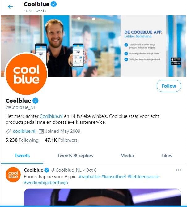 coolblue twitter
