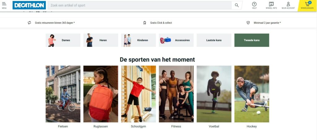 decathlon openingstijden