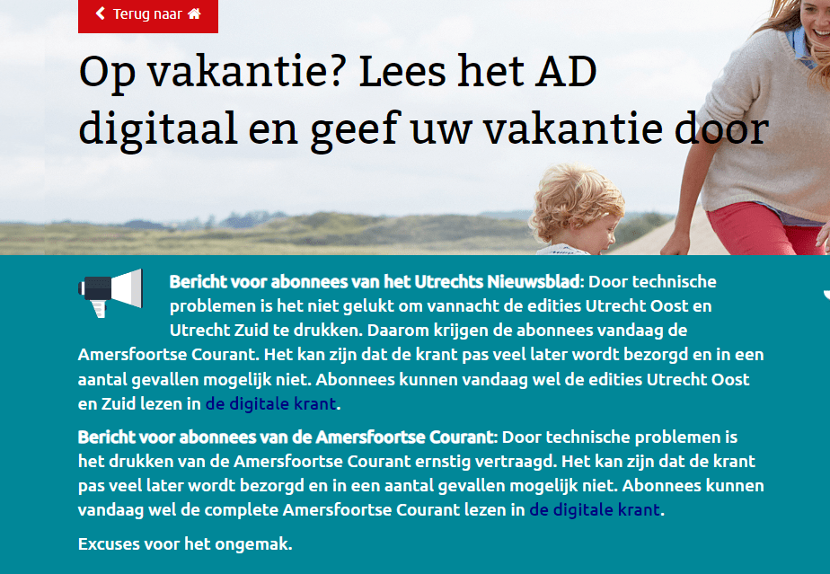 algemeen dagblad contact