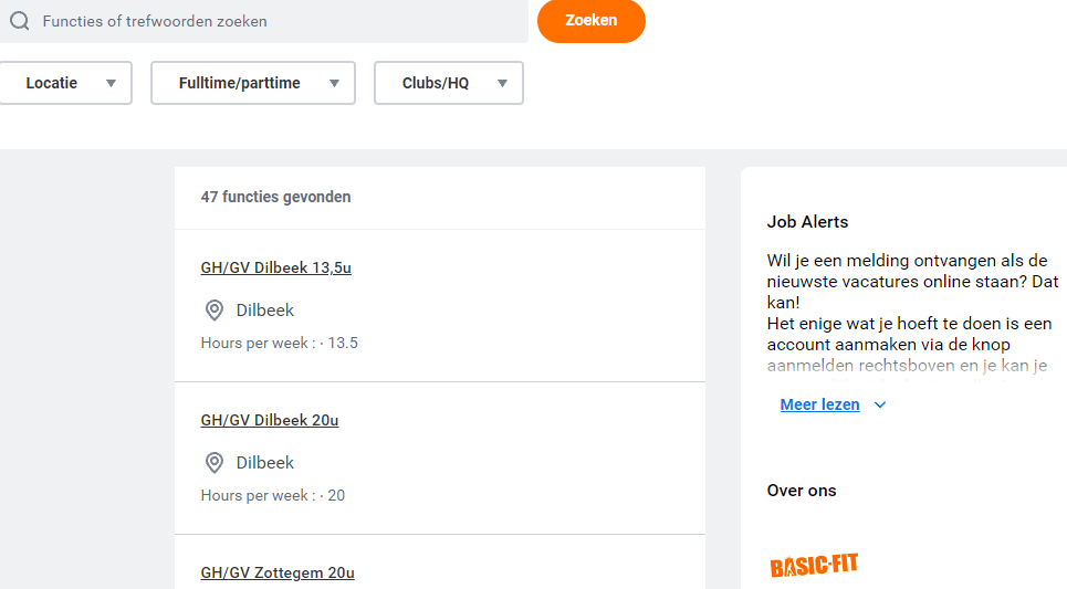 basic fit klantenservice