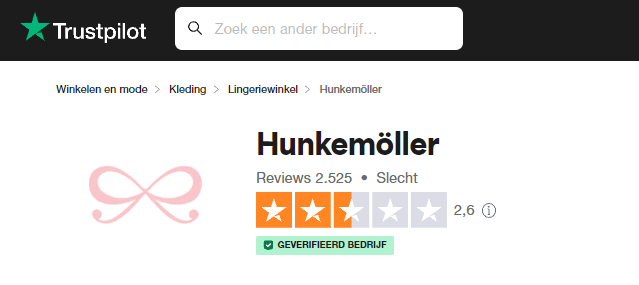 hunkemöller klantenservice