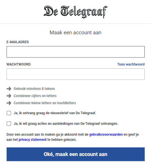 De Telegraaf Klantenservice