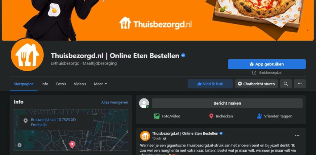 thuisbezorgd nummer