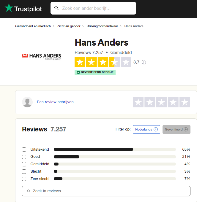 Hans Anders klantenservice