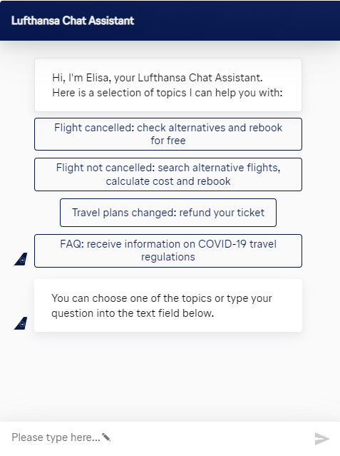 Lufthansa klantenservice