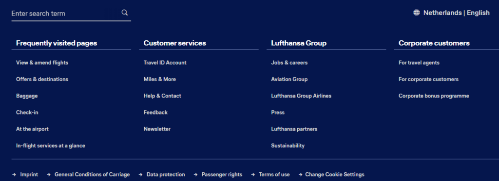 Lufthansa klantenservice